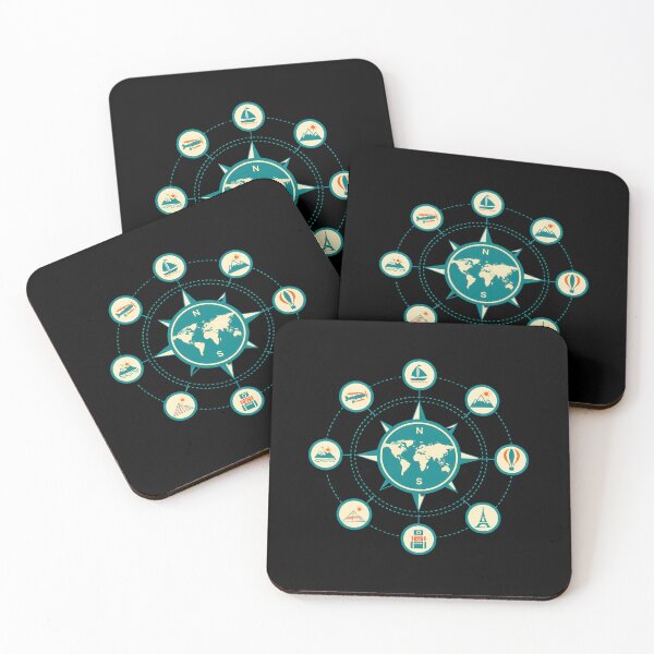 Item preview, Vintage World Navigation Badge - Retro Travel & Global Exploration Icons designed and sold by AbulailArt.