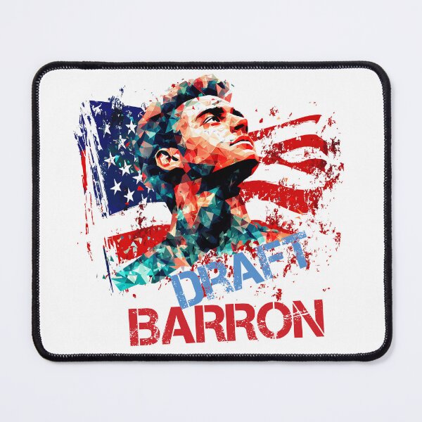 Item preview, #DraftBarronTrump Graffiti Meme - Patriotic Political Art Print designed and sold by DesignArtist.ia.