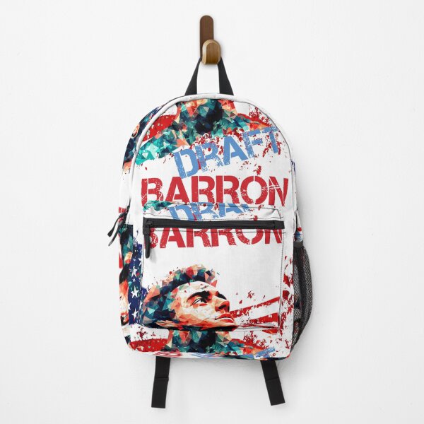 Item preview, #DraftBarronTrump Graffiti Meme - Patriotic Political Art Print designed and sold by DesignArtist.ia.