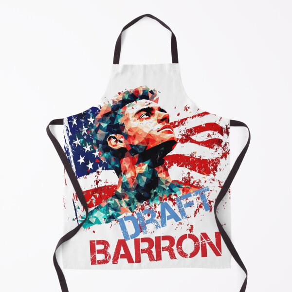Item preview, #DraftBarronTrump Graffiti Meme - Patriotic Political Art Print designed and sold by DesignArtist.ia.
