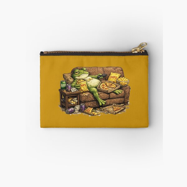 Item preview, Relaxed frog and messy snacks designed and sold by FroggyOnly.