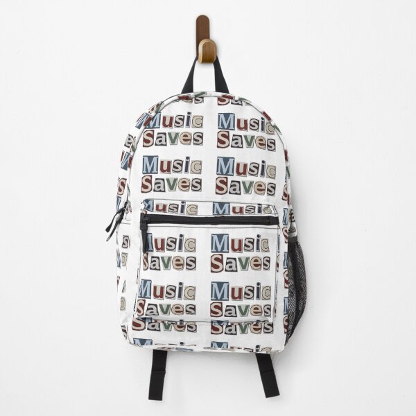 Item preview, Music Saves – Collage Typography Design designed and sold by tviyluv.