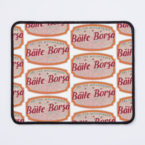 Item preview, Băile Borşa, Romania, Ski, textured skiing badge designed and sold by Wanderful-roads.