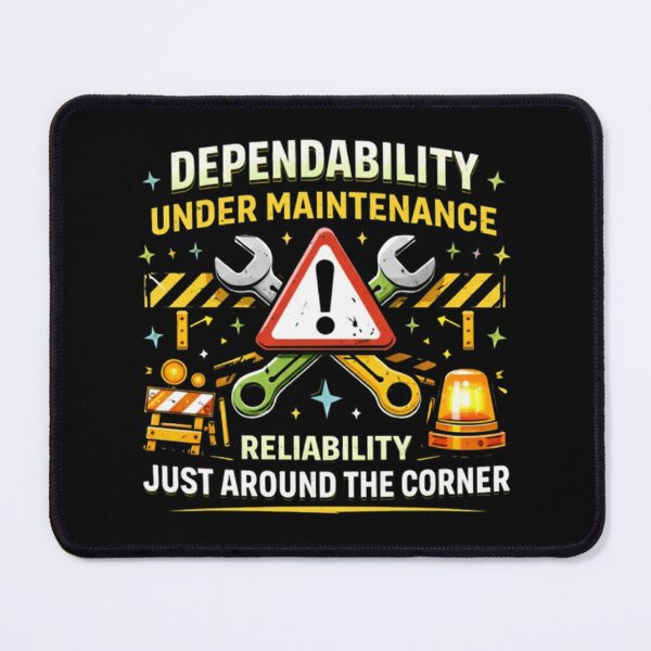 Item preview, Dependability Under Maintenance – Funny Construction & Productivity Design designed and sold by Dogandesighn.