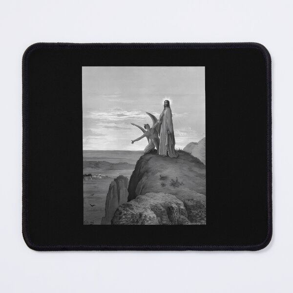Item preview, High Res Gustave Doré The Temptation of Christ 1866  designed and sold by RuuDesings.