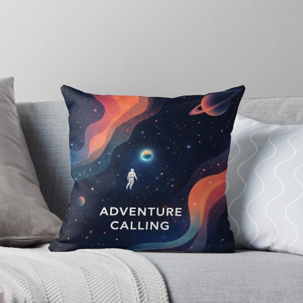 Item preview, Adventure Is Calling Astronaut Space Art designed and sold by AbstractAuraArt.