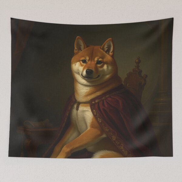 Item preview, Royal Shiba Inu Noble Portrait designed and sold by Rutvain.