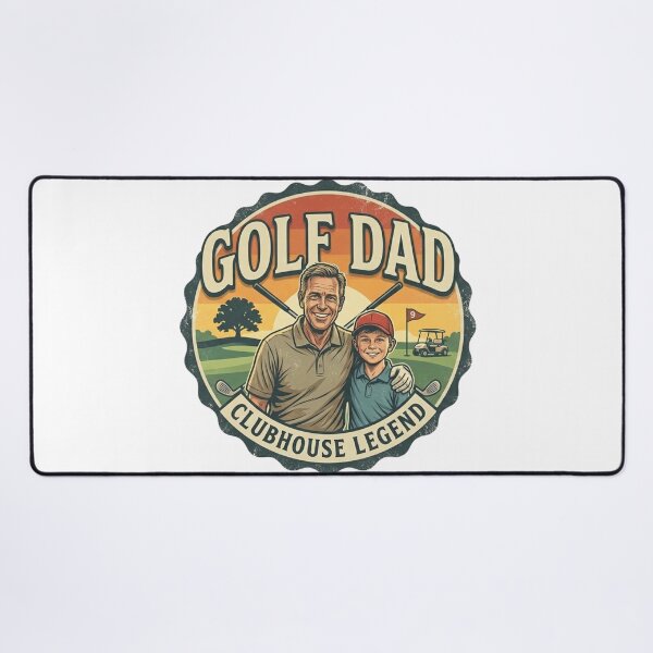 Item preview, Retro Golf Dad Clubhouse Legend Vintage Sunset designed and sold by Wear Sculpt.