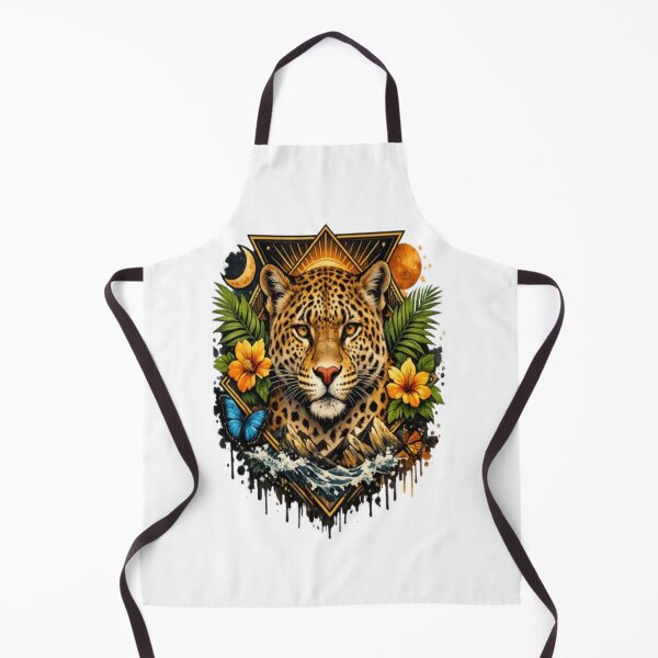 Item preview, Mystical Leopard with Cosmic Nature Elements designed and sold by Gazo freeze  ★★★★★.