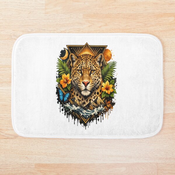 Item preview, Mystical Leopard with Cosmic Nature Elements designed and sold by Gazo freeze  ★★★★★.