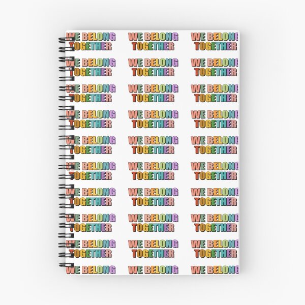 Item preview, We Belong Together – Colorful Retro Typography Sticker designed and sold by tviyluv.