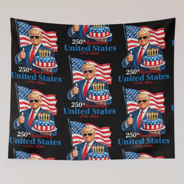 Item preview, Donald Trump Celebrate 250th Anniversary United States 1776 2026 America Birthday  designed and sold by RDGNR.