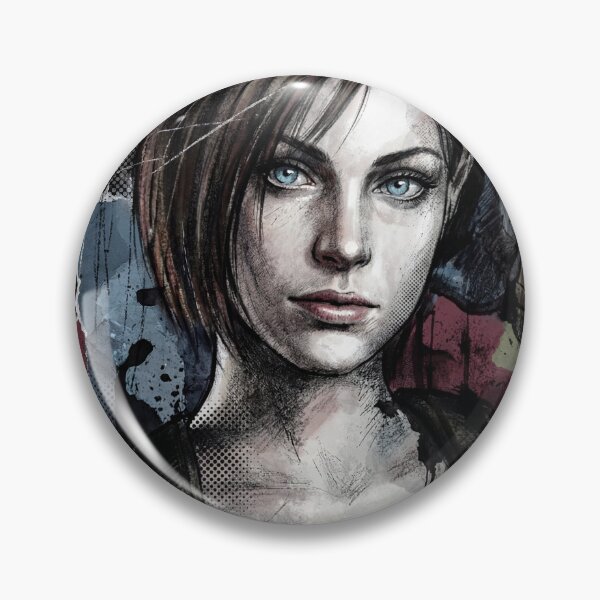 Item preview, Jill Valentine RE1 Bravo Team Mansion Rescue Portrait designed and sold by Senpaiwaves.