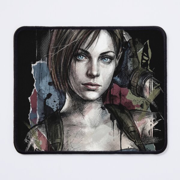 Item preview, Jill Valentine RE1 Bravo Team Mansion Rescue Portrait designed and sold by Senpaiwaves.