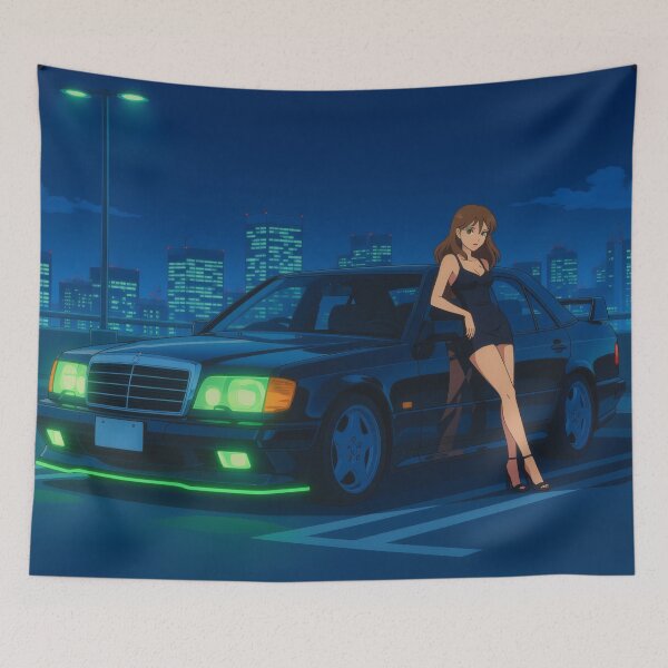 Item preview, German cult car in anime style with a beautiful woman designed and sold by Salimgor Hangaround Music.
