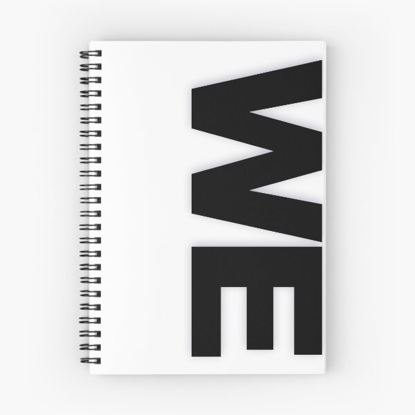 Item preview, WE — Black Minimal Bold Type Statement designed and sold by WORDPAUSE.