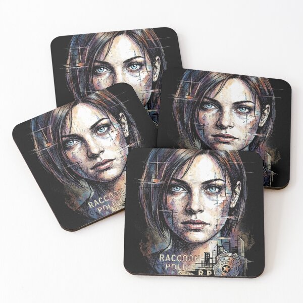 Item preview, RE Jill Valentine STARS Alpha Raccoon Outbreak Portrait designed and sold by Senpaiwaves.
