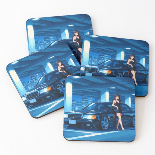 Item preview, German cult car in anime style with a beautiful woman 2 designed and sold by Salimgor Hangaround Music.