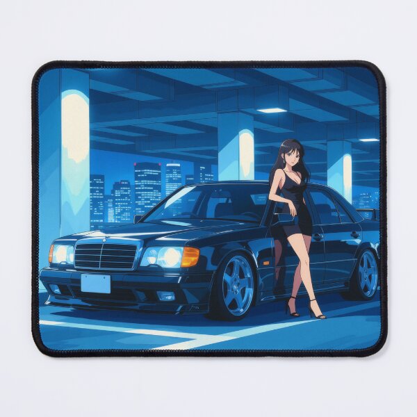 Item preview, German cult car in anime style with a beautiful woman 2 designed and sold by Salimgor Hangaround Music.