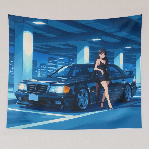 Item preview, German cult car in anime style with a beautiful woman 2 designed and sold by Salimgor Hangaround Music.