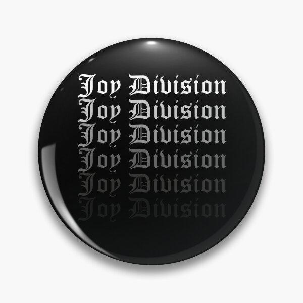 Item preview, Joy Division Gothic Typography – Multiplying Text Tribute Design designed and sold by simpledarkwavewisdom.