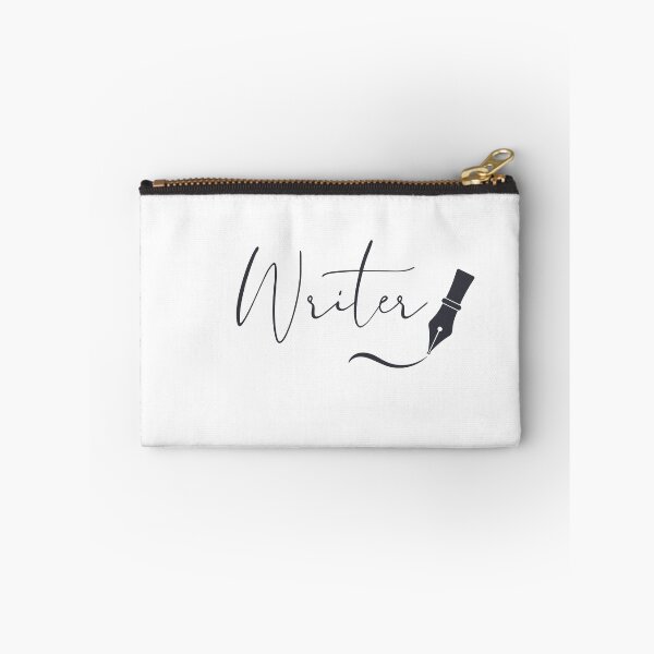 Item preview, Writer Script Typography with Fountain Pen – Charcoal Ink designed and sold by PKDWriterMerch.