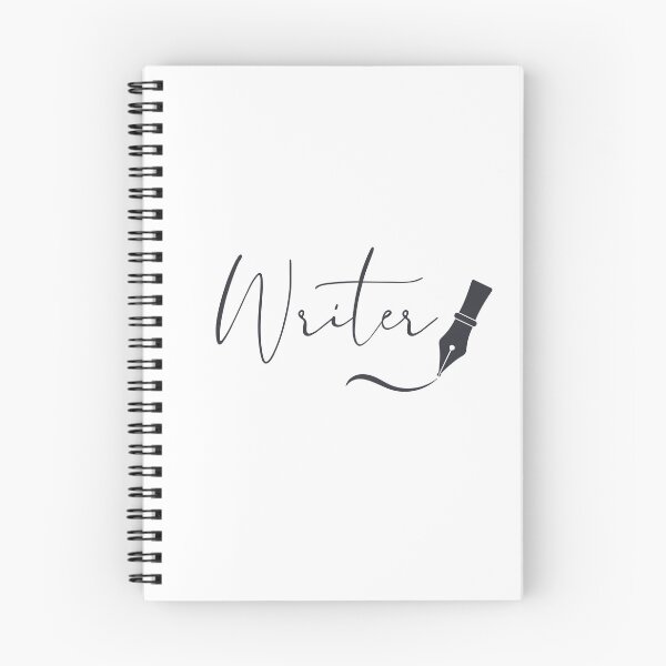 Item preview, Writer Script Typography with Fountain Pen – Charcoal Ink designed and sold by PKDWriterMerch.