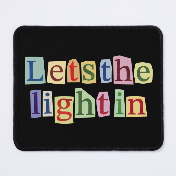 Item preview, Lets the Light In – Inspirational Collage Typography designed and sold by tviyluv.