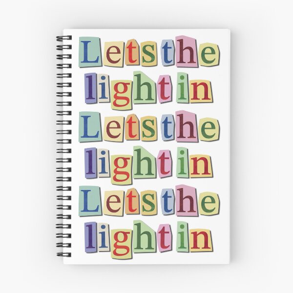 Item preview, Lets the Light In – Inspirational Collage Typography designed and sold by tviyluv.