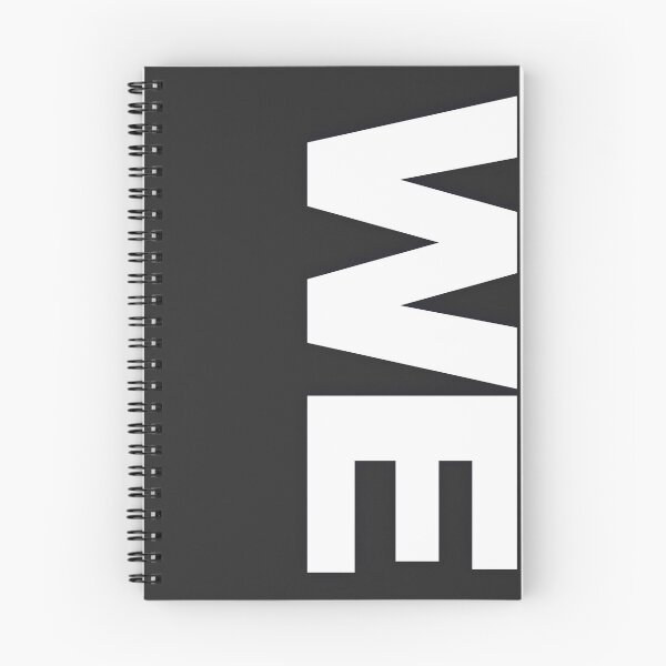 Item preview, WE — White Minimal Bold Type Statement designed and sold by WORDPAUSE.