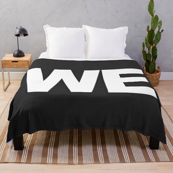 Item preview, WE — White Minimal Bold Type Statement designed and sold by WORDPAUSE.