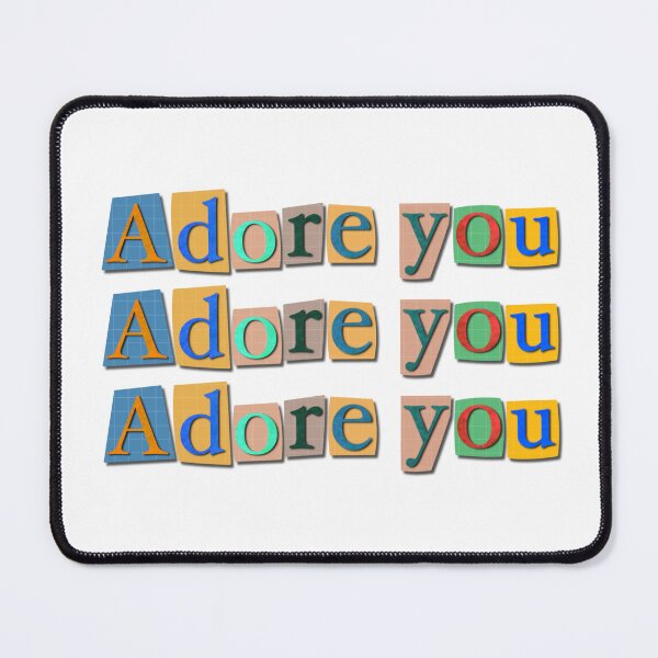 Item preview, Adore You – Collage Typography Art designed and sold by tviyluv.