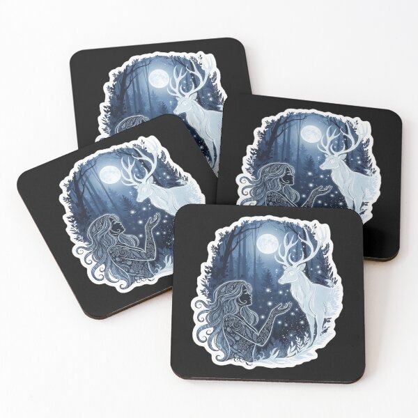 Item preview, Spirit of the forest in the night designed and sold by saphira-art.