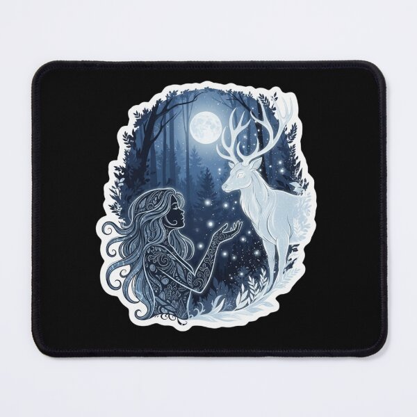 Item preview, Spirit of the forest in the night designed and sold by saphira-art.
