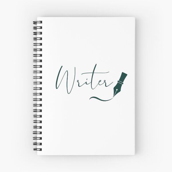 Item preview, Writer Script Typography with Fountain Pen – Dark Green Ink designed and sold by PKDWriterMerch.