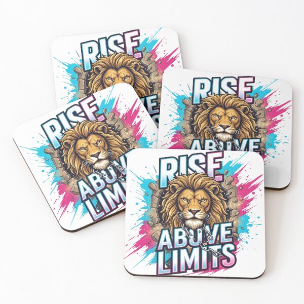 Item preview, Rise Above Limits Lion Motivation – Powerful Lion Inspirational Quote Design designed and sold by Serjames.