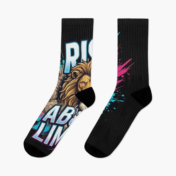 Item preview, Rise Above Limits Lion Motivation – Powerful Lion Inspirational Quote Design designed and sold by Serjames.