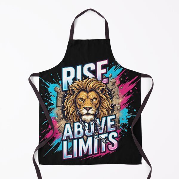 Item preview, Rise Above Limits Lion Motivation – Powerful Lion Inspirational Quote Design designed and sold by Serjames.