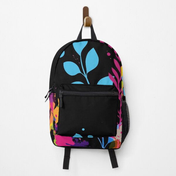 Item preview, Tropical Plants on Black Background – Botanical Nature Design designed and sold by xam.