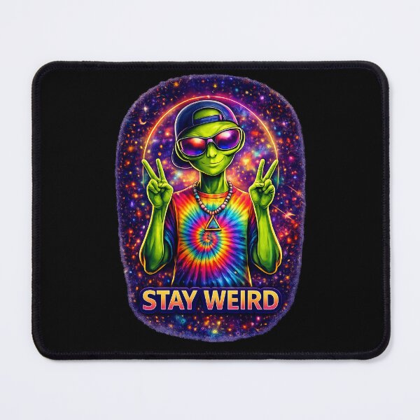 Item preview, Tie dye alien designed and sold by wizardsklothing.
