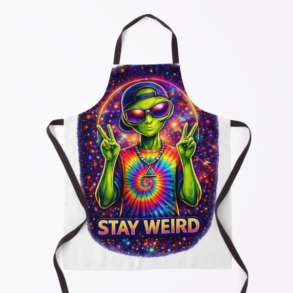 Item preview, Tie dye alien designed and sold by wizardsklothing.