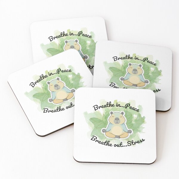 Item preview, Calm Meditating Capybara Zen Art designed and sold by DreamGraphicDG.
