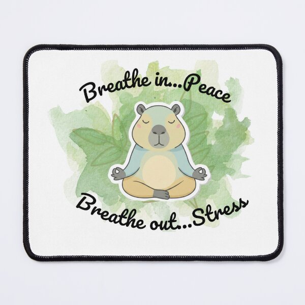 Item preview, Calm Meditating Capybara Zen Art designed and sold by DreamGraphicDG.