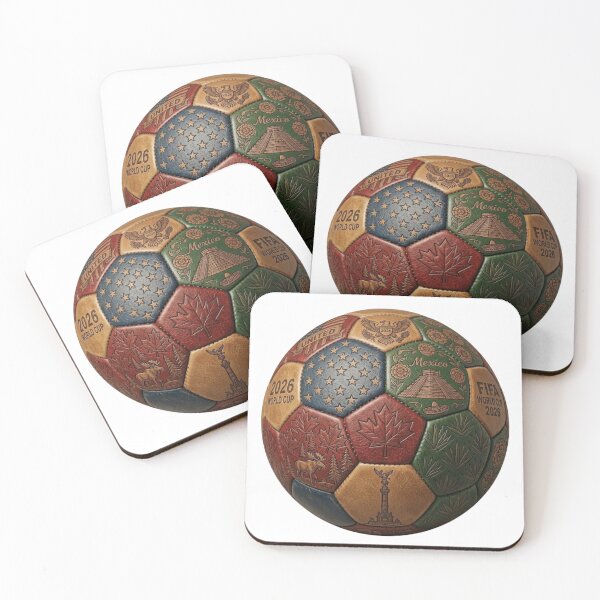 Item preview, Artistic Ball for the 2026 World Cup – USA, Mexico & Canada Football Design designed and sold by droidtech.