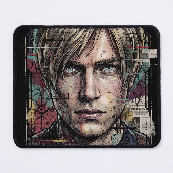 Item preview, Resident Evil Requiem Leon Kennedy Update Style Combat Portrait designed and sold by Senpaiwaves.