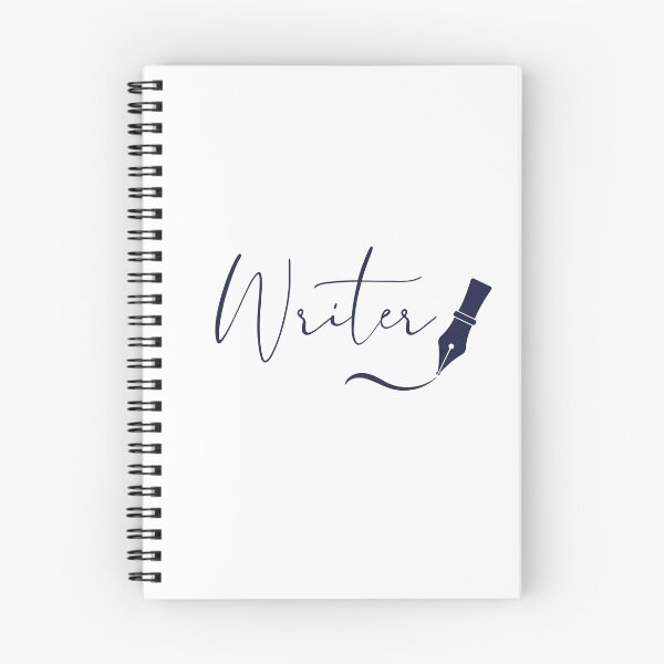 Item preview, Writer Script Typography with Fountain Pen – Navy Ink designed and sold by PKDWriterMerch.