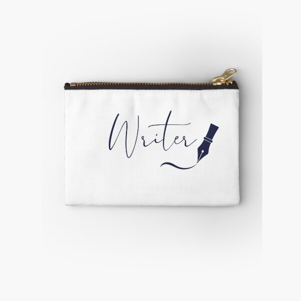 Item preview, Writer Script Typography with Fountain Pen – Navy Ink designed and sold by PKDWriterMerch.