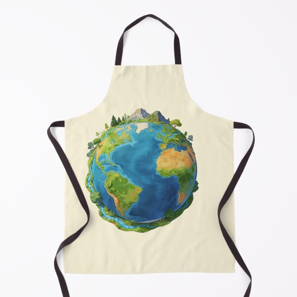 Item preview, Earth Day Planet Nature Harmony Illustration designed and sold by MythicCotton.