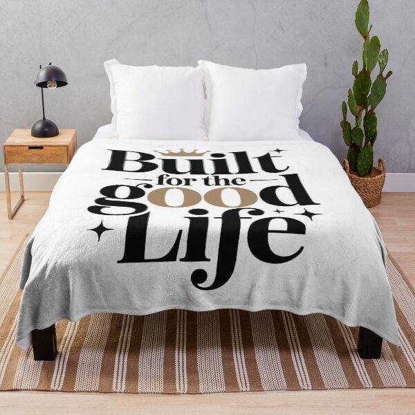 Item preview, Built For The Good Life Luxury Lifestyle Typography designed and sold by Pepeartshop.