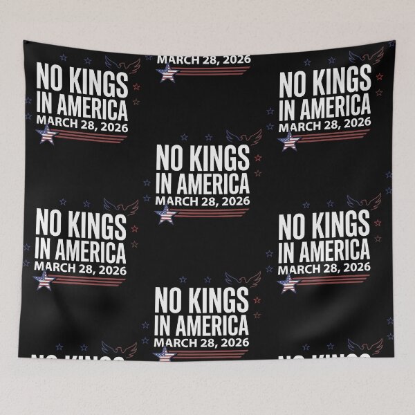 Item preview, No Kings In America March 28 2026 No Kings Day USA Flag designed and sold by RDGNR.